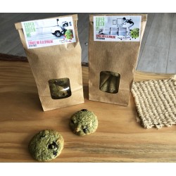 Duo Cookies Spiruline Cranberries & Chocolat